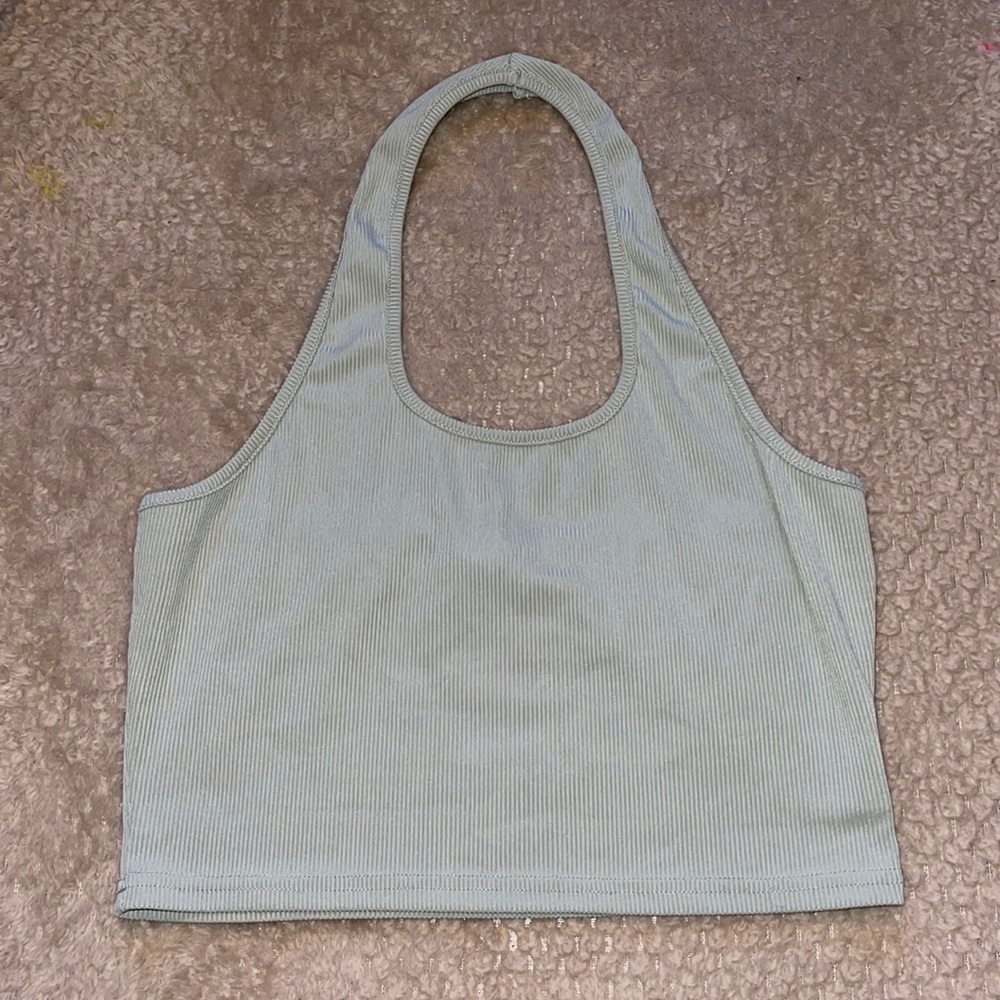 🆕 Shein pastel mint halter top